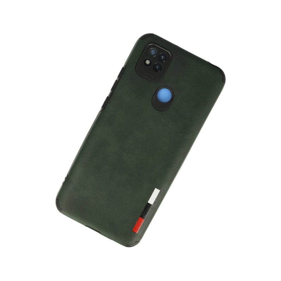 Xiaomi Redmi 9c Kılıf Loop Deri Silikon - Yeşil