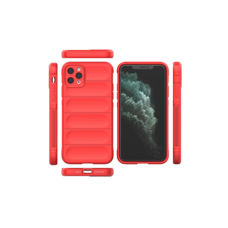 İphone 11 Pro Max Kılıf Optimum Silikon - Kırmızı