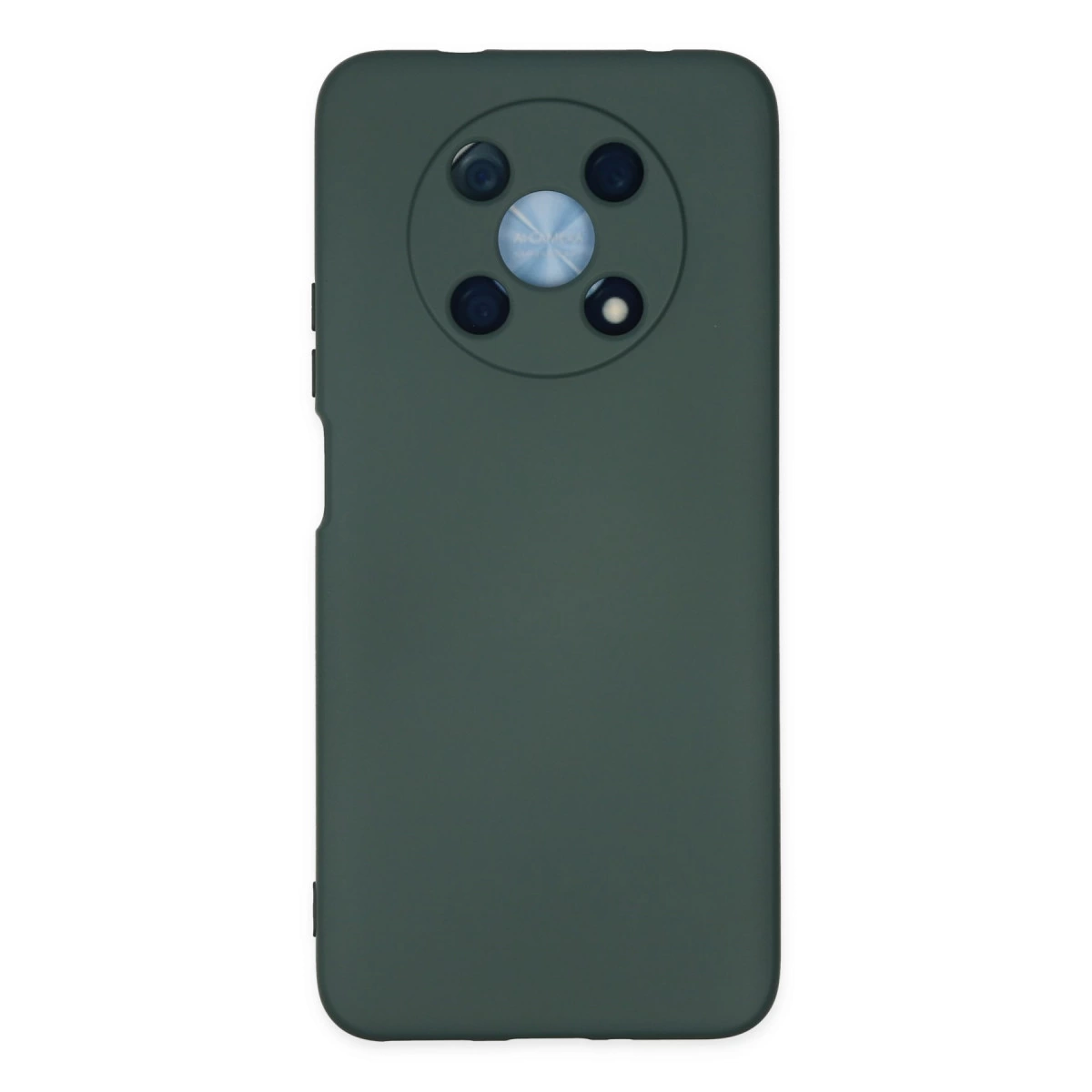 Huawei Nova Y90 Kılıf Nano İçi Kadife Silikon - Koyu Yeşil