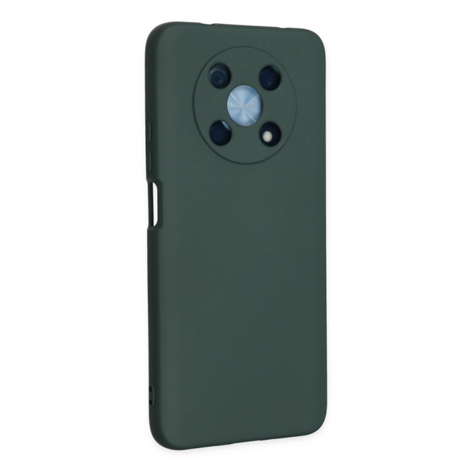 Huawei Nova Y90 Kılıf Nano İçi Kadife Silikon - Koyu Yeşil