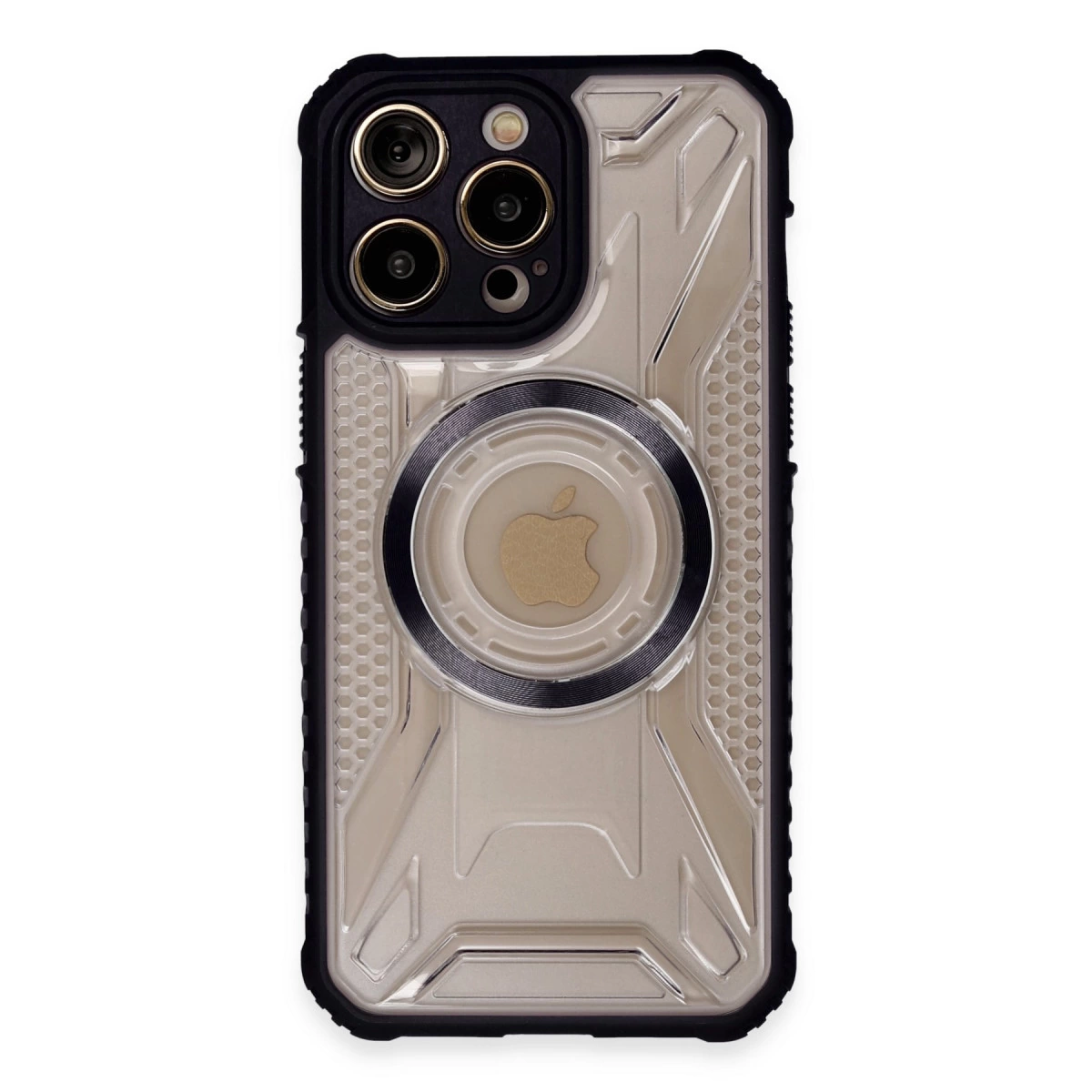 İphone 13 Pro Kılıf Prag Magneticsafe Kapak - Siyah