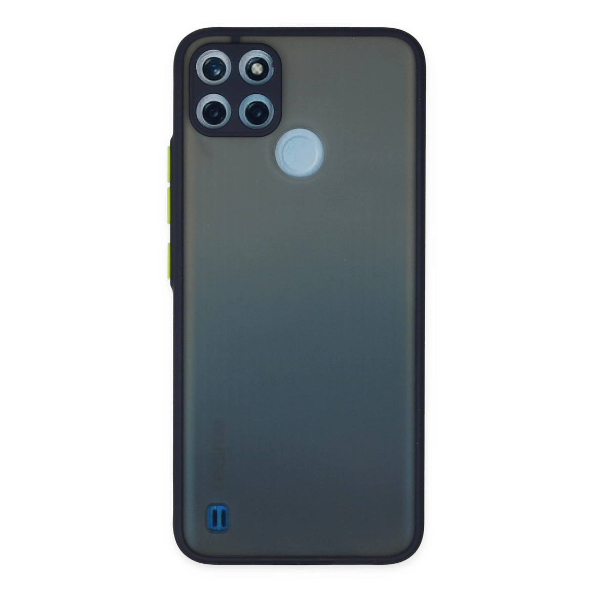 Realme C21y Kılıf Montreal Silikon Kapak - Lacivert