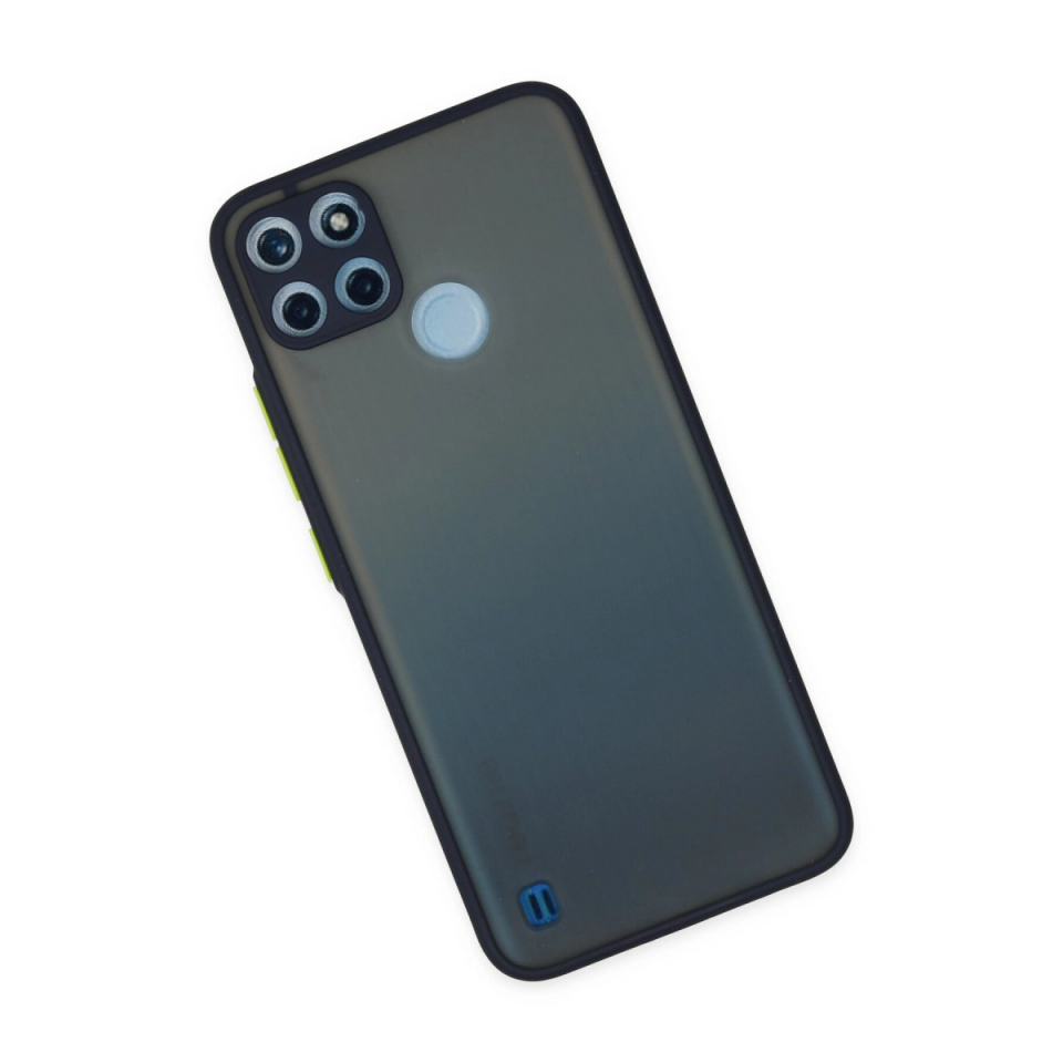 Realme C21y Kılıf Montreal Silikon Kapak - Lacivert