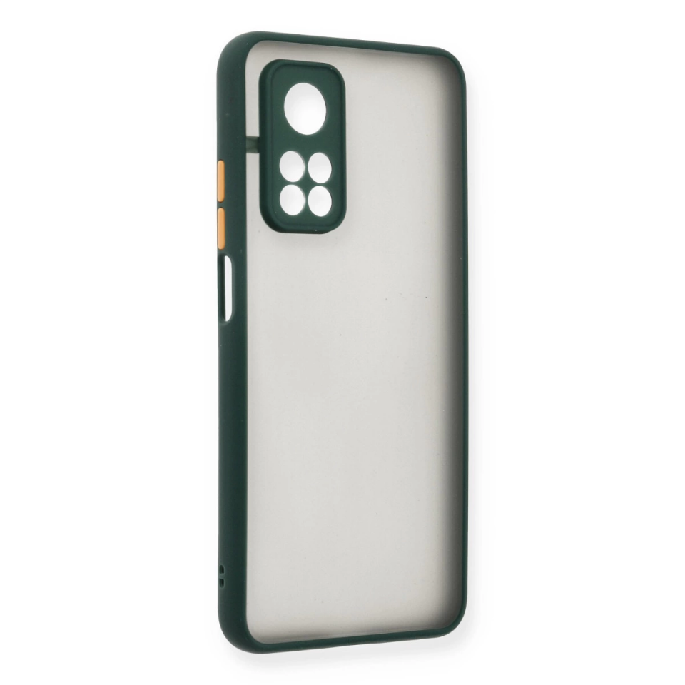 Xiaomi Mi 10t Kılıf Montreal Silikon Kapak - Yeşil