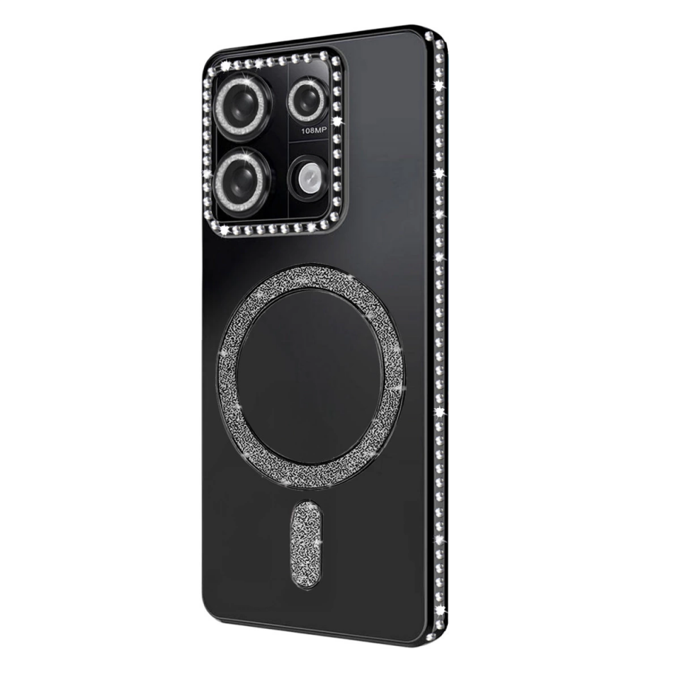 Xiaomi Redmi Note 13 Pro 4g Joke Simli Magneticsafe Kılıf - Siyah
