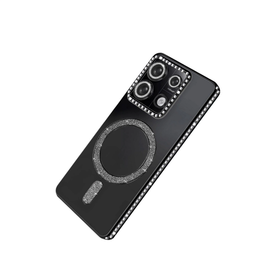 Xiaomi Redmi Note 13 Pro 4g Joke Simli Magneticsafe Kılıf - Siyah