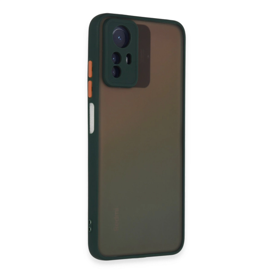 Xiaomi Redmi Note 12s Kılıf Montreal Silikon Kapak - Yeşil