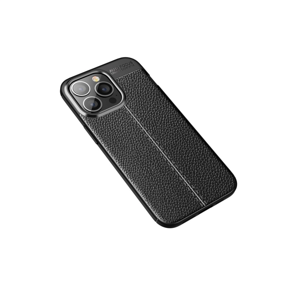 İphone 13 Pro Max Kılıf Auto Focus Kapak - Siyah