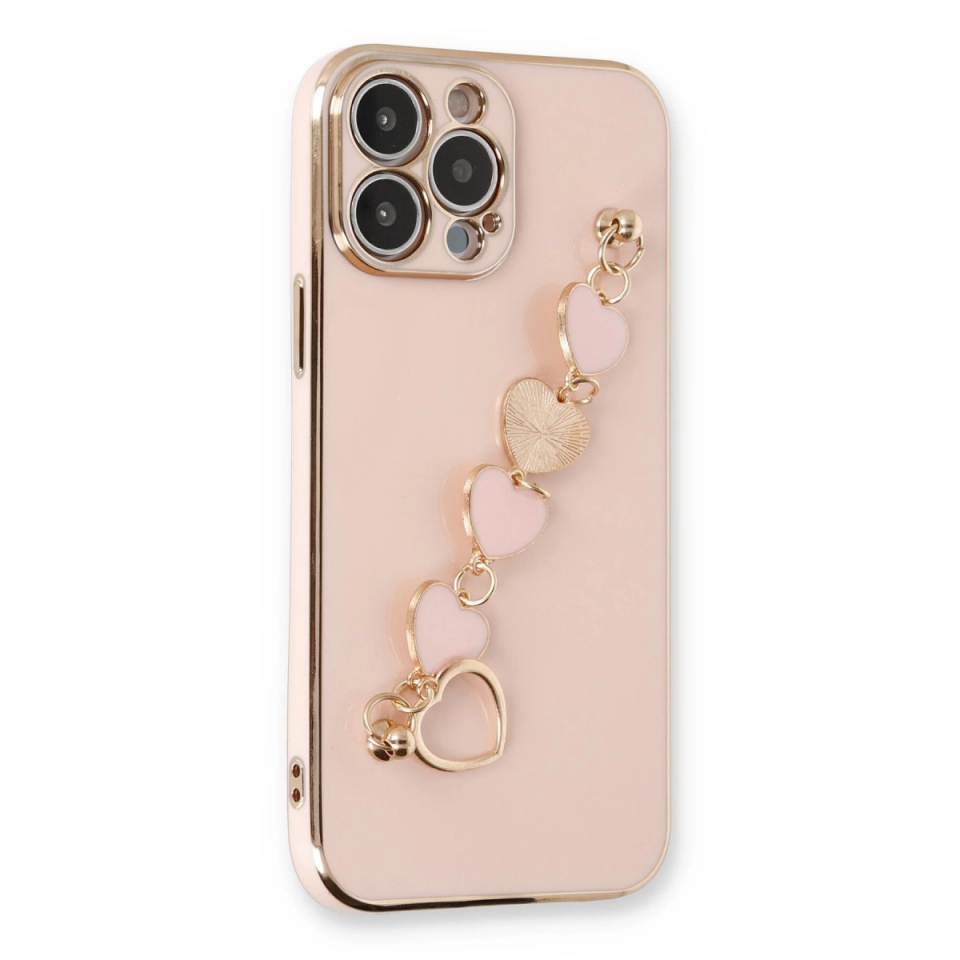 İphone 14 Pro Kılıf Esila Silikon - Pudra