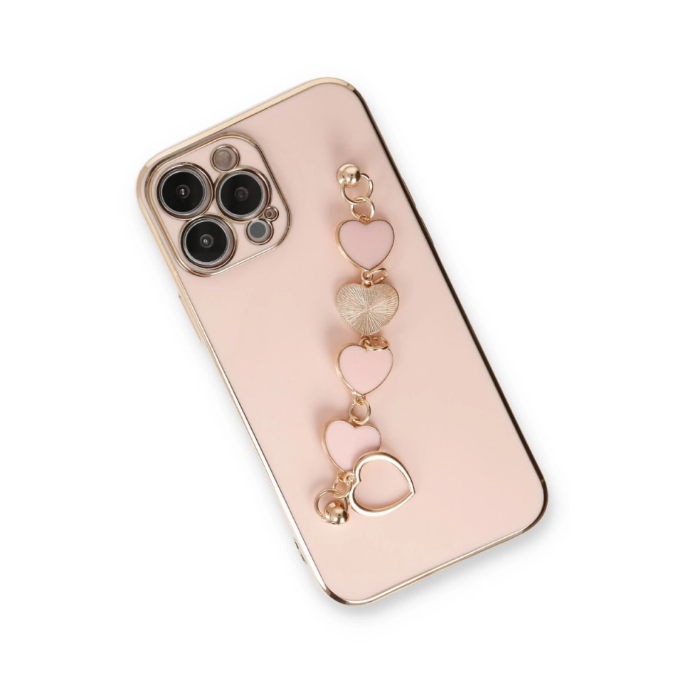 İphone 14 Pro Kılıf Esila Silikon - Pudra