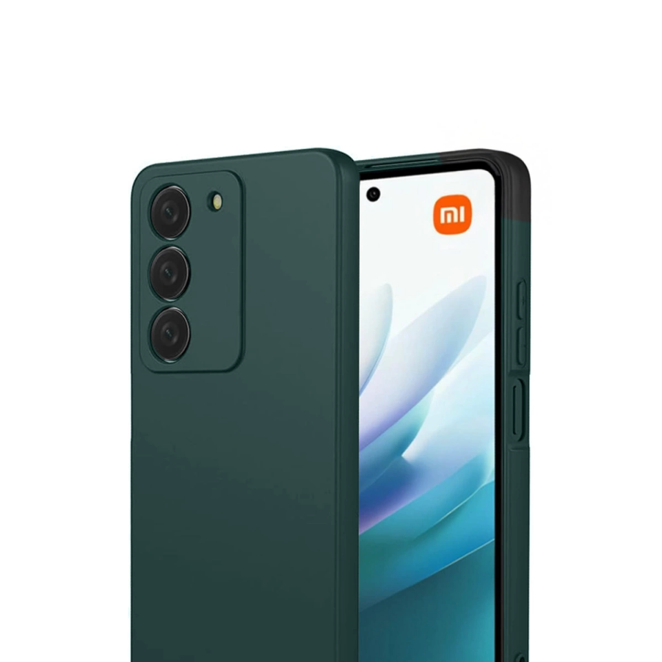 Xiaomi Redmi 15 4g First Silikon - Koyu Yeşil