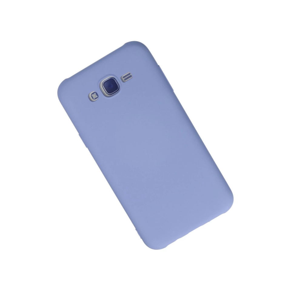 Samsung Galaxy J7 Kılıf Nano İçi Kadife Silikon - Lila