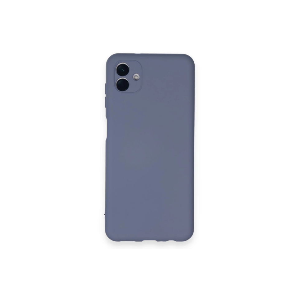 Samsung Galaxy A04 Kılıf Nano İçi Kadife Silikon - Gri