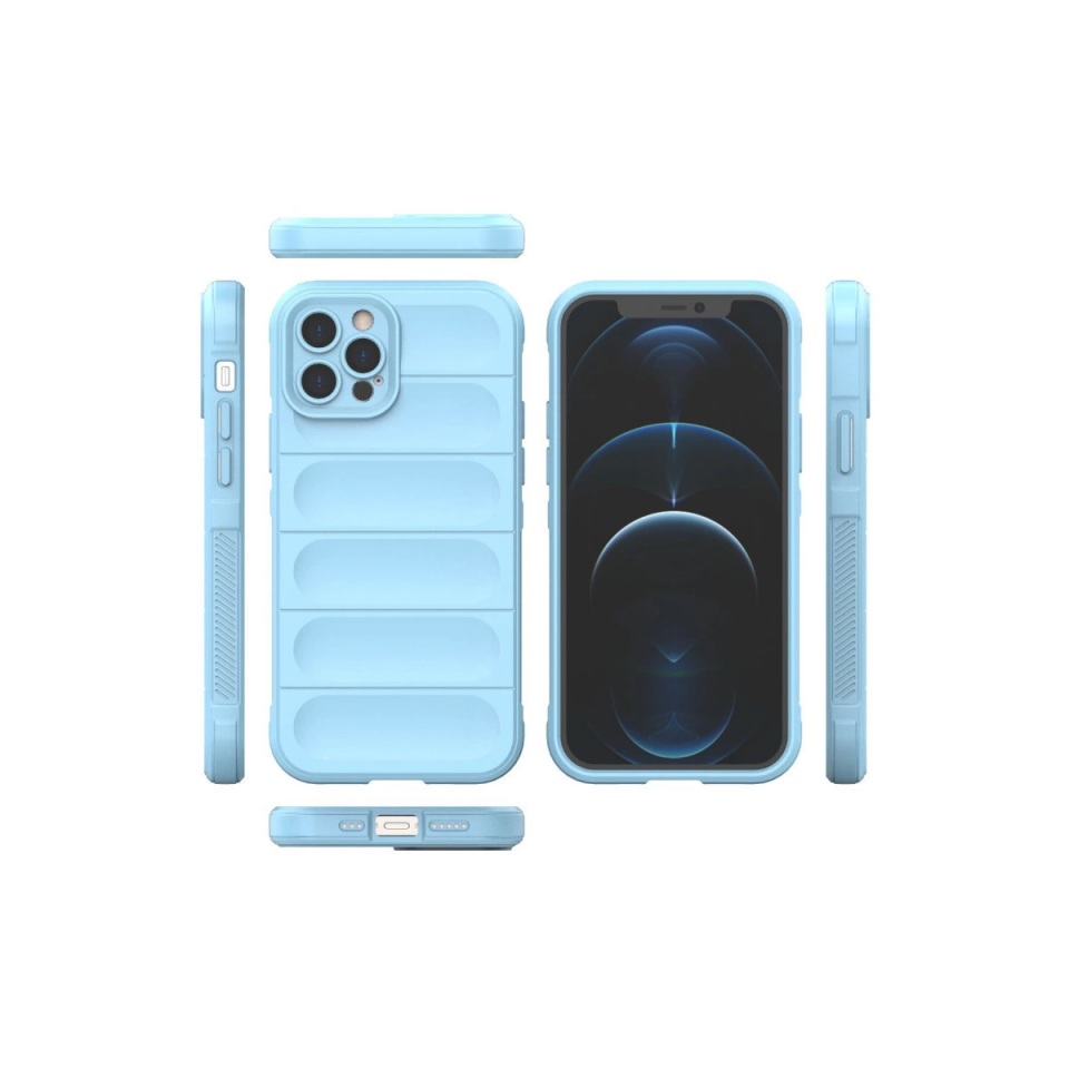 İphone 12 Pro Kılıf Optimum Silikon - Sky Blue