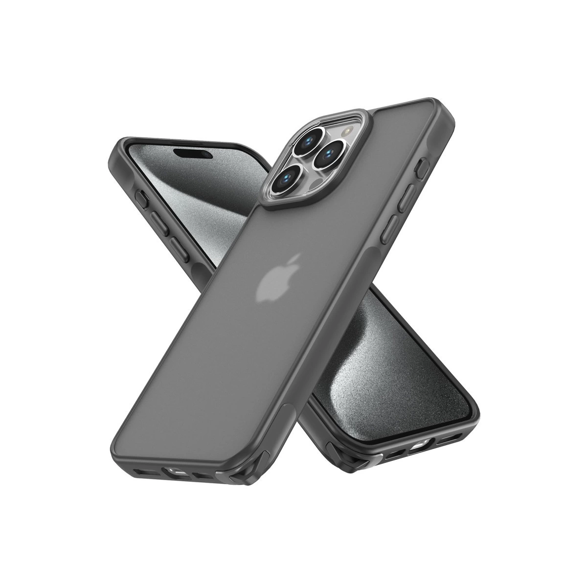 İphone 14 Pro Kılıf Elegant Kapak - Titan Gri