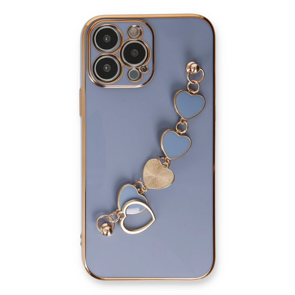 İphone 14 Pro Max Kılıf Esila Silikon - Gri