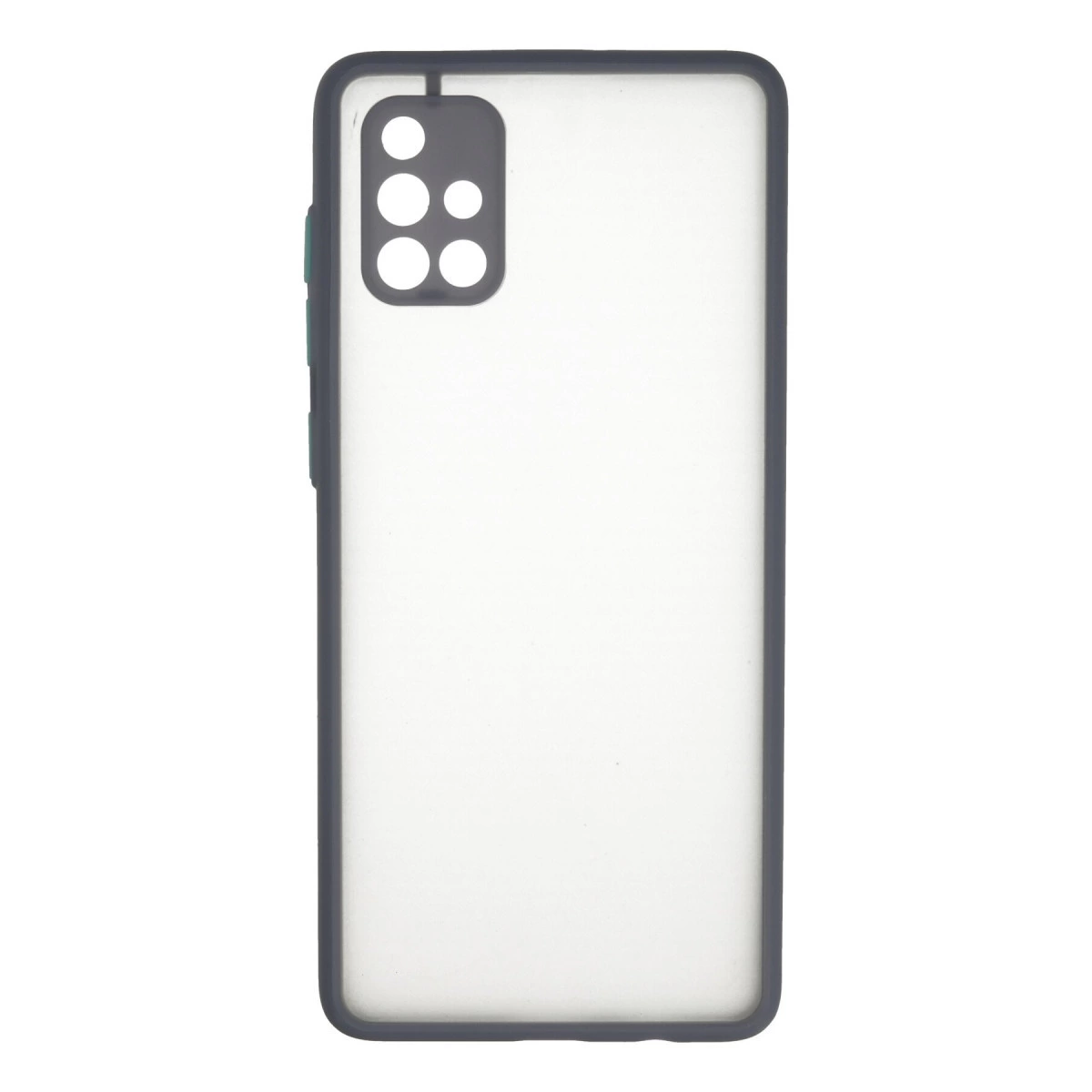 Samsung Galaxy A71 Kılıf Montreal Silikon Kapak - Gri