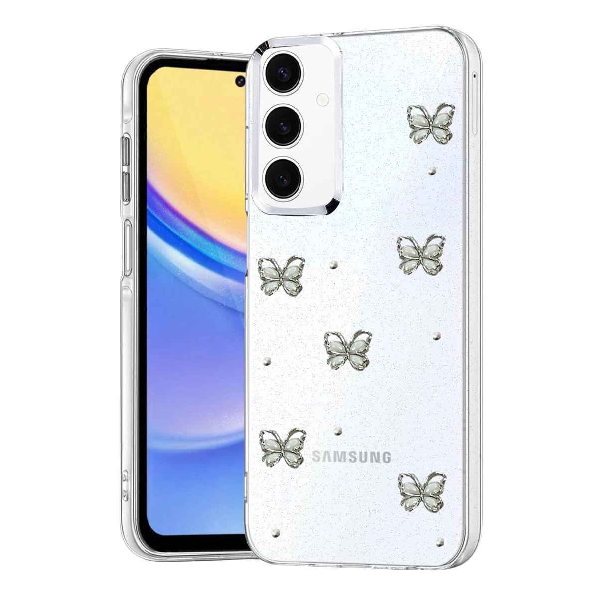 Samsung Galaxy A34 5g Fiyonk Desenli Kapak - Desen 9