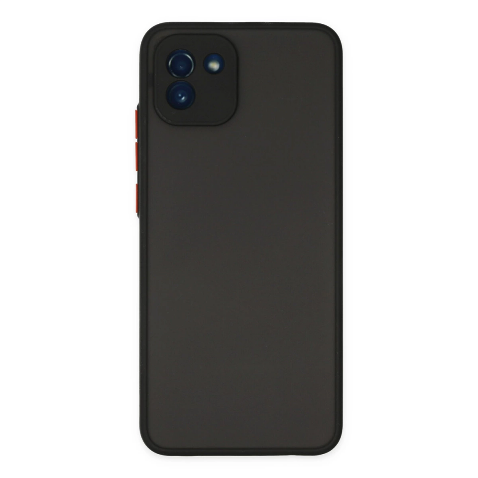 Samsung Galaxy A03 Kılıf Montreal Silikon Kapak - Siyah