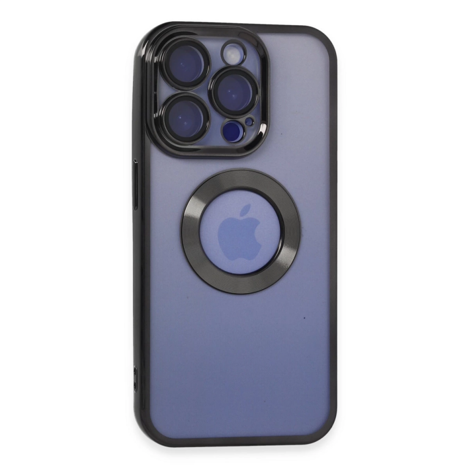 İphone 15 Pro Max Kılıf Slot Silikon - Siyah
