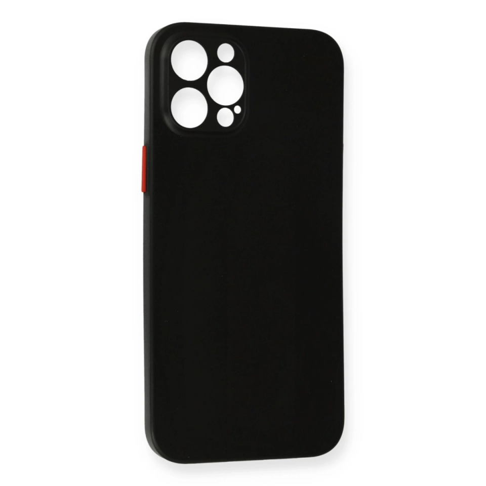 İphone 12 Pro Max Kılıf Pp Ultra İnce Kapak - Siyah