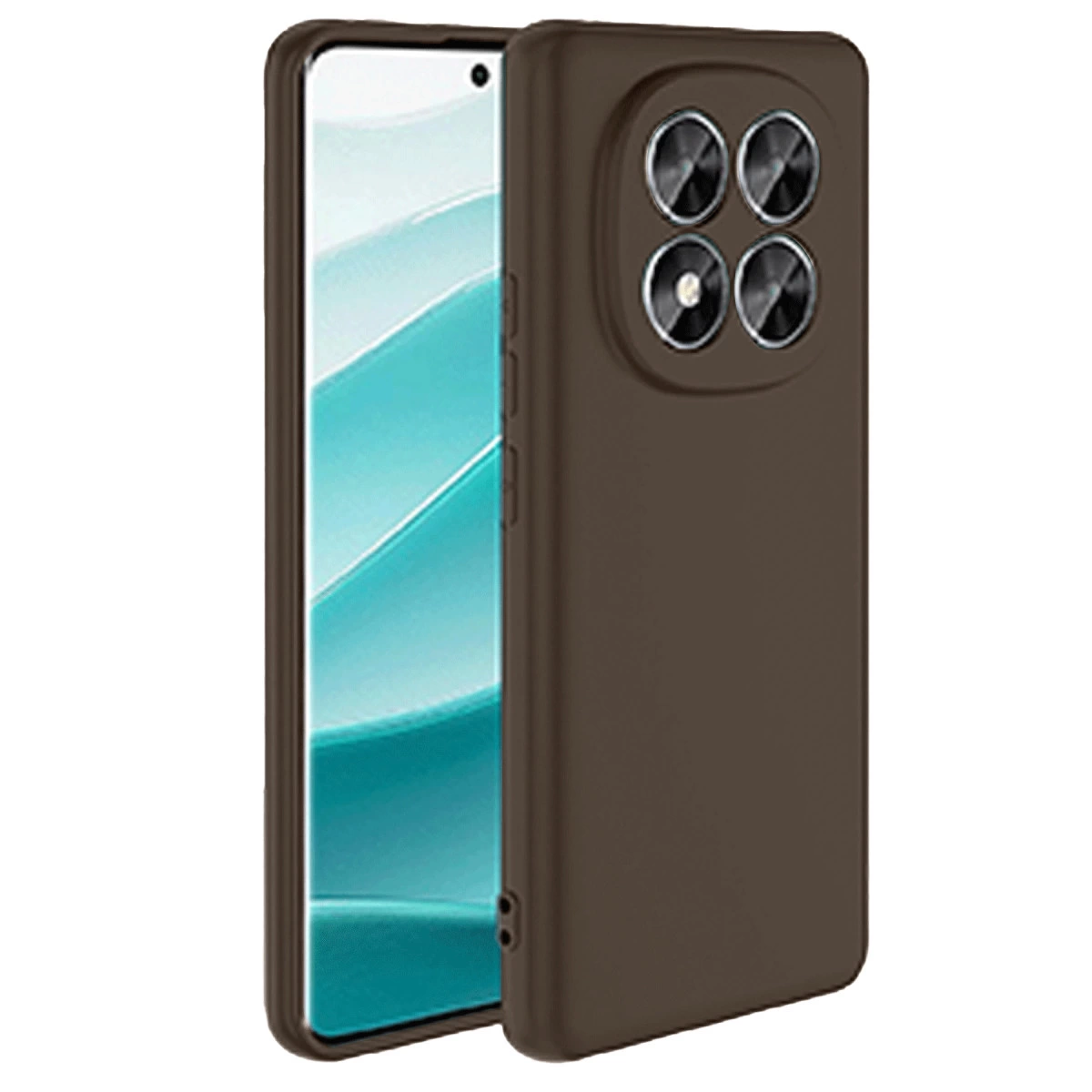 Xiaomi Redmi Note 14 Pro 5g Kılıf First Silikon - Kahverengi