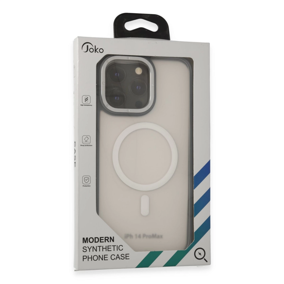 Joko İphone 14 Pro Max Kılıf Rocky Magsafe Kapak - Derin Mor