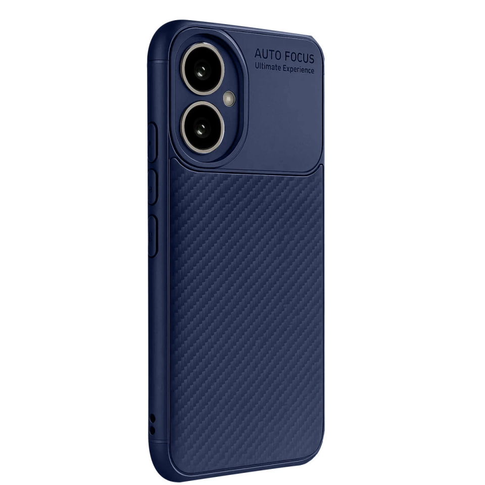 Honor 400 Kılıf Auto Focus Karbon Kapak - Lacivert
