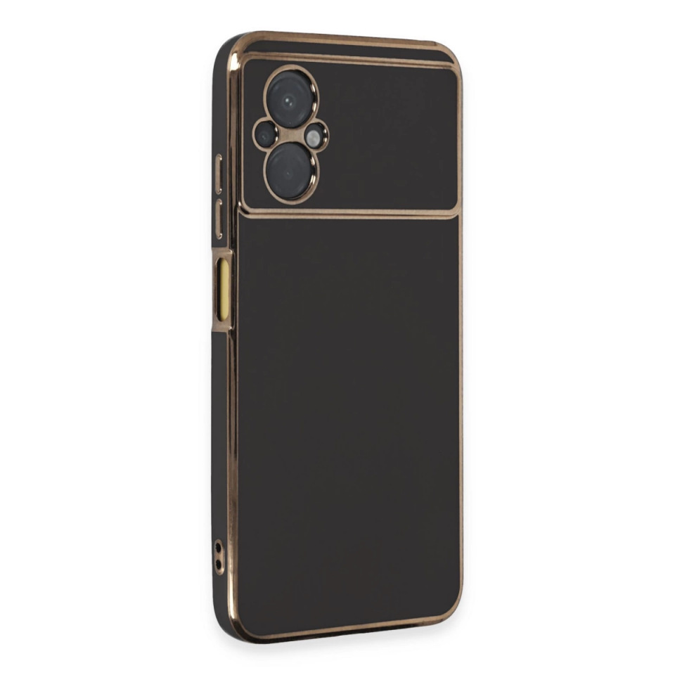 Xiaomi Poco M5 Kılıf Volet Silikon - Siyah