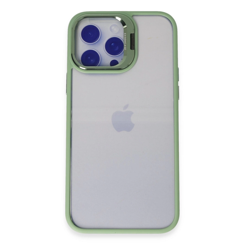 Joko İphone 15 Pro Max Kılıf Roblox Lens Standlı Kapak - Yeşil