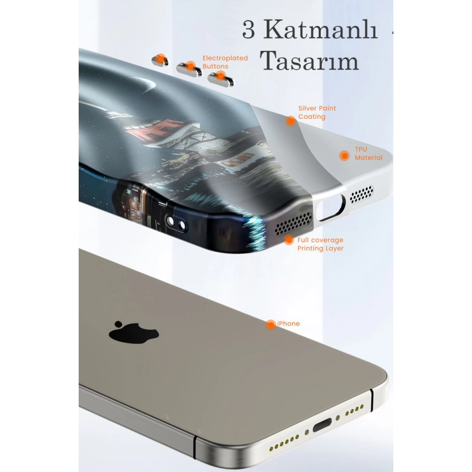 İphone 14 Pro Kılıf Crew Desenli Kapak - Köpek