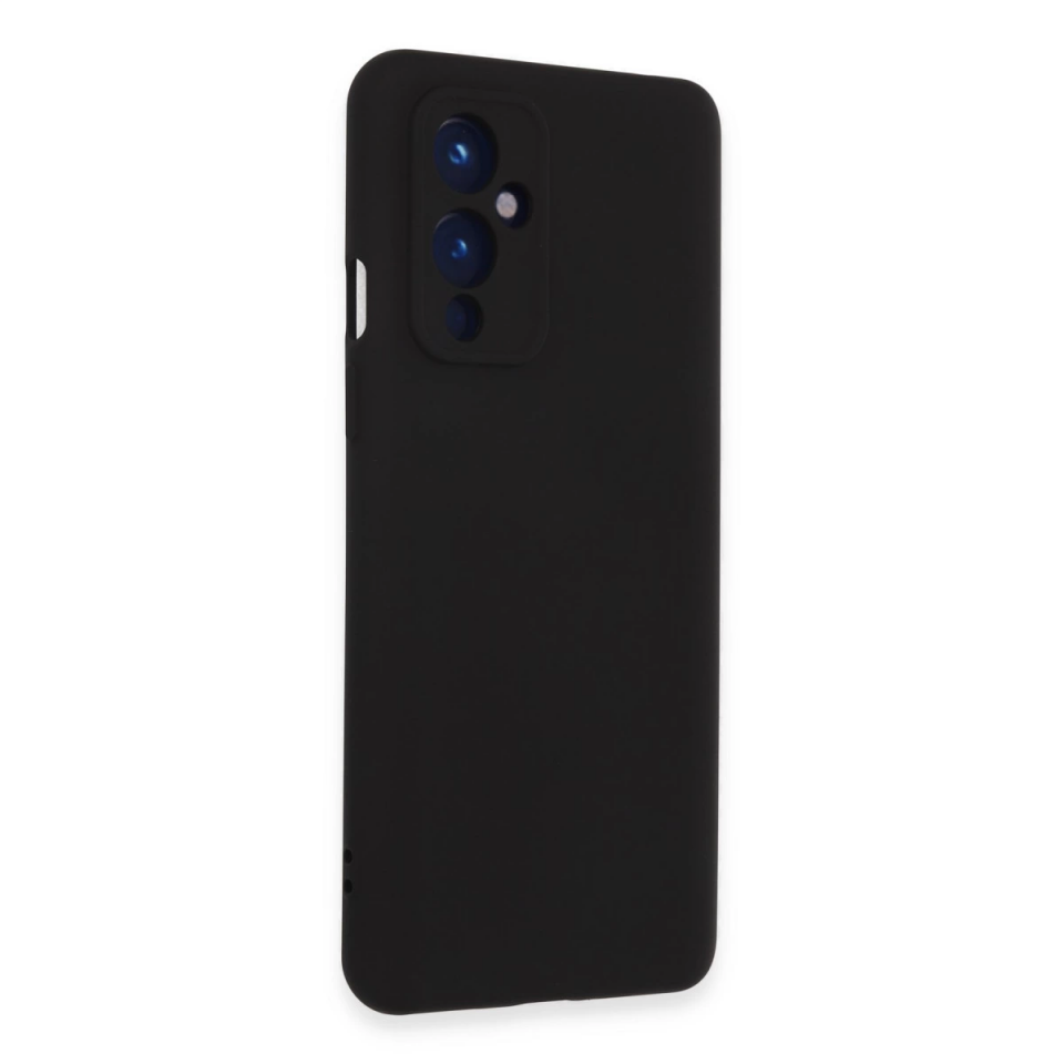 One Plus 9 Kılıf Nano İçi Kadife Silikon - Siyah