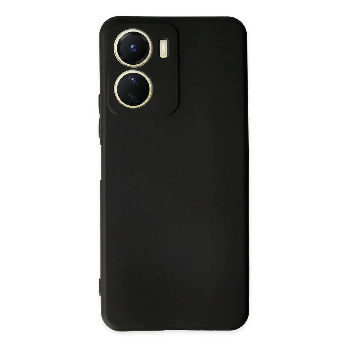 Vivo Y16 Kılıf First Silikon - Siyah