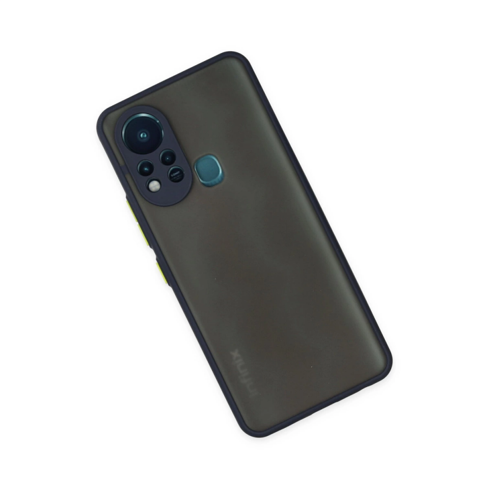 İnfinix Hot 11s Kılıf Montreal Silikon Kapak - Lacivert