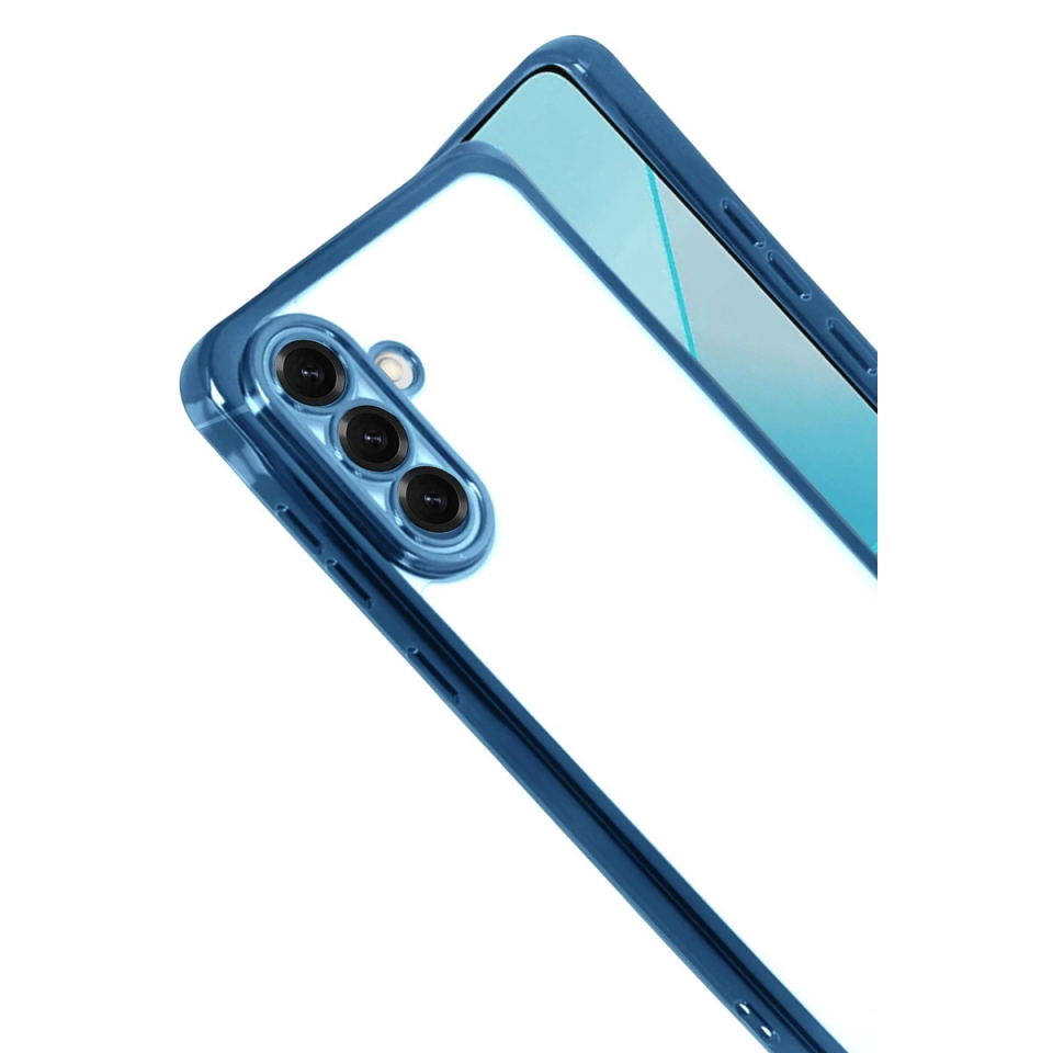 Samsung Galaxy A17 5g Razer Lensli Silikon - Açık Mavi