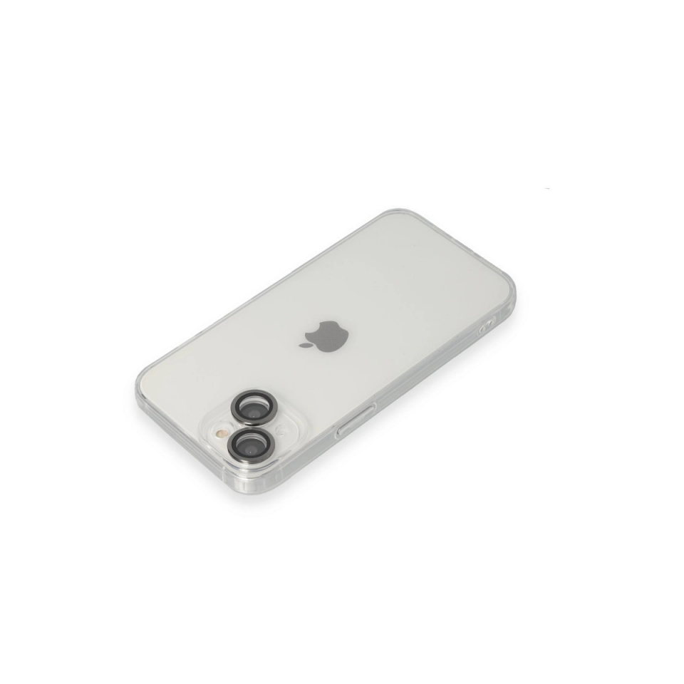 İphone 14 Kılıf Luko Lens Silikon - Siyah