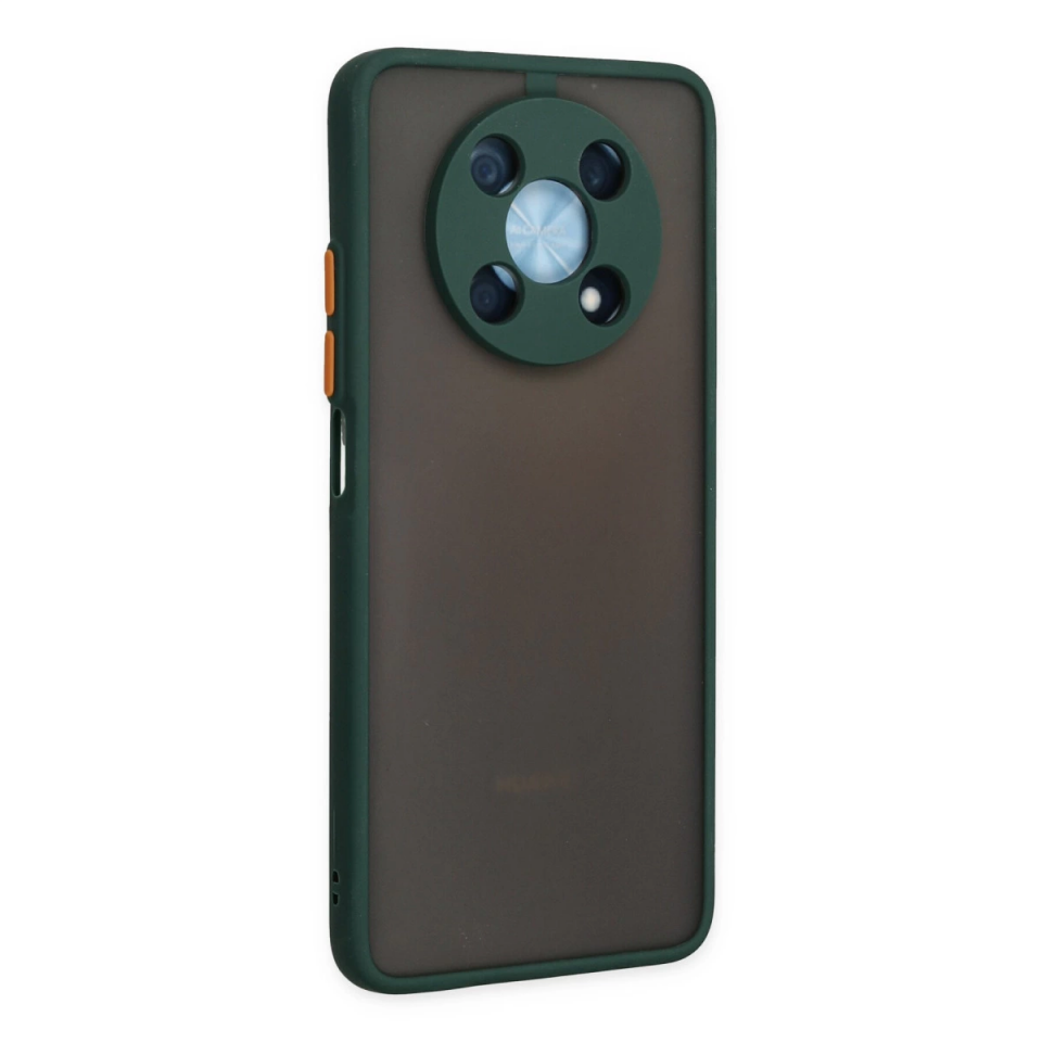 Huawei Nova Y90 Kılıf Montreal Silikon Kapak - Yeşil