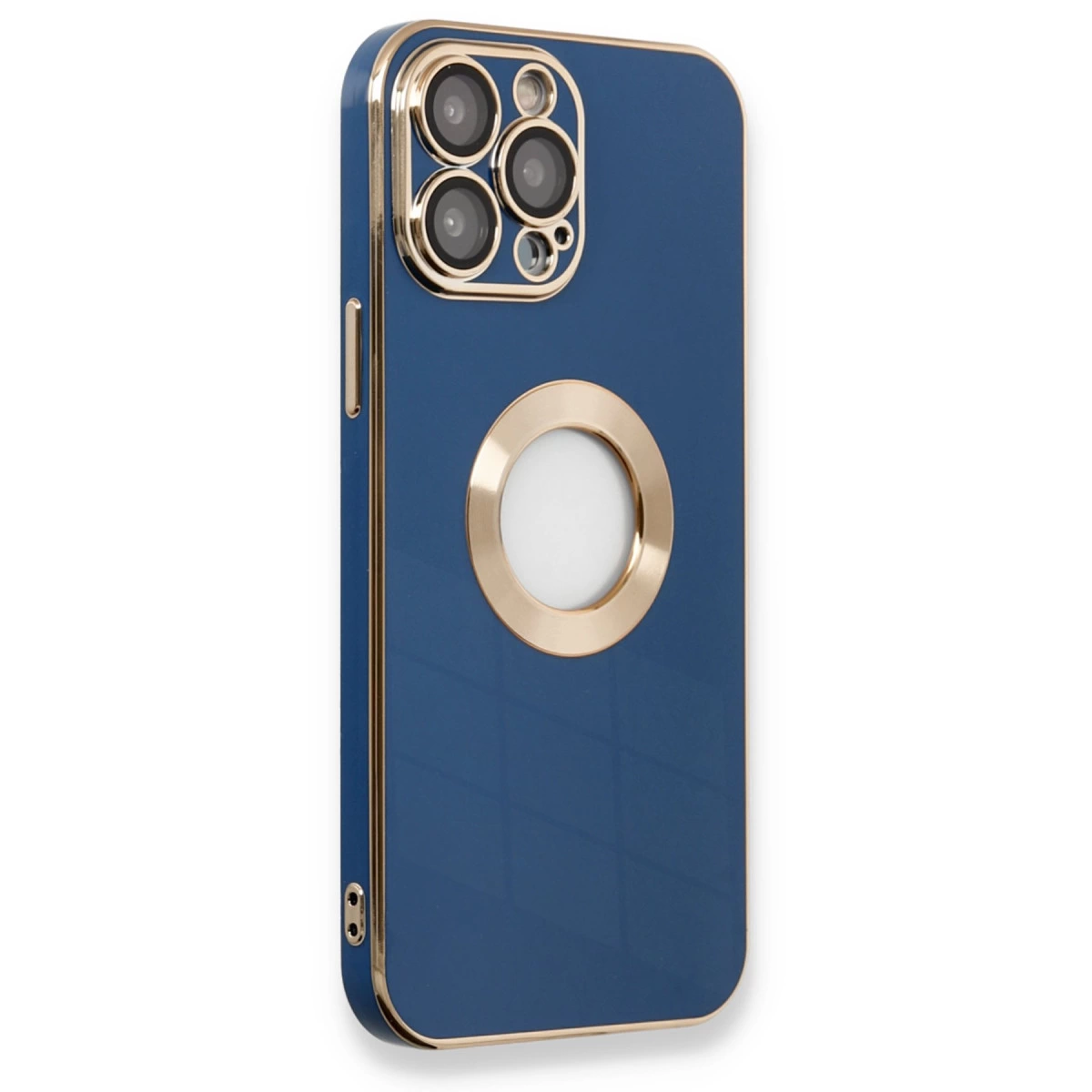 İphone 14 Pro Max Kılıf Store Silikon - Mavi