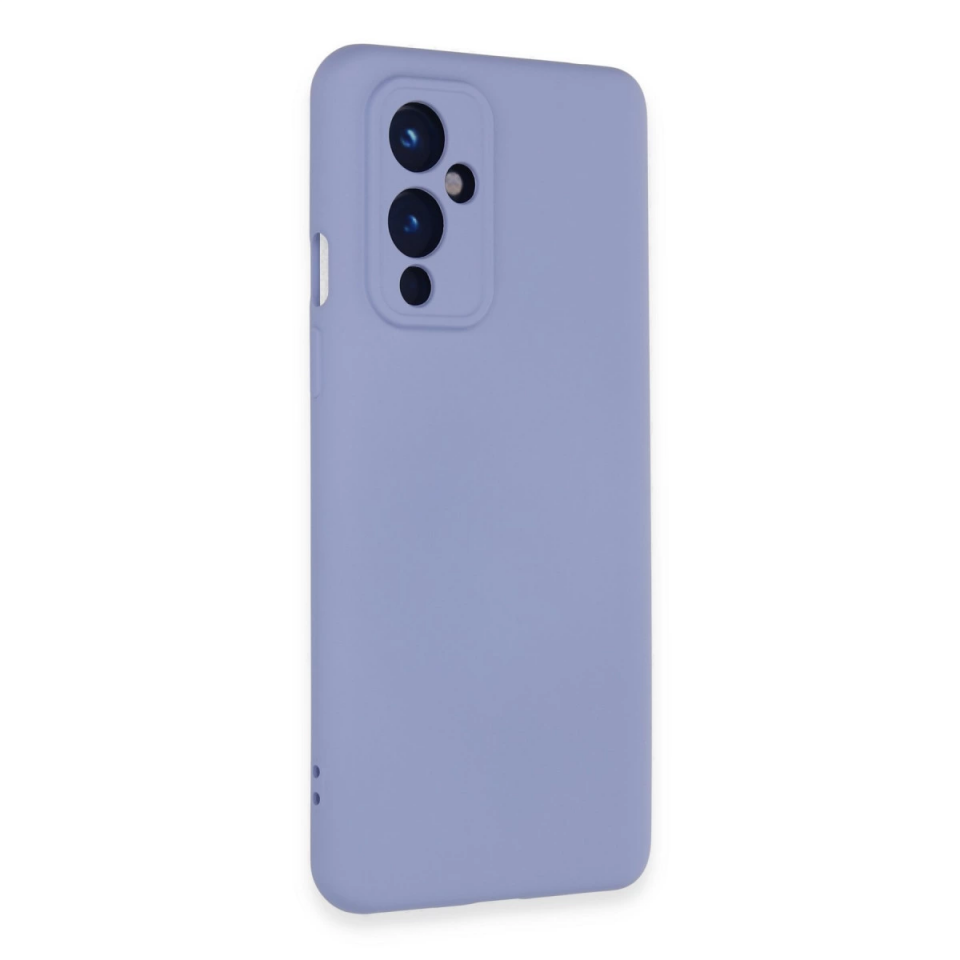 One Plus 9 Kılıf Nano İçi Kadife Silikon - Lila