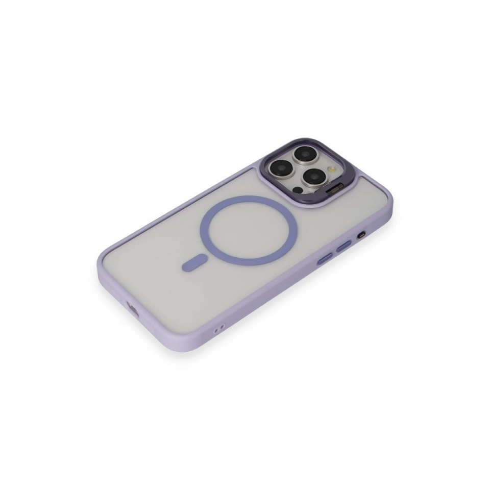 Joko İphone 15 Pro Kılıf Roblox Lens Magsafe Standlı Kapak - Lila