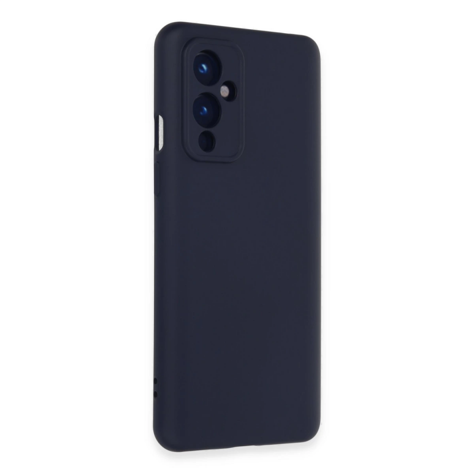 One Plus 9 Kılıf Nano İçi Kadife Silikon - Lacivert