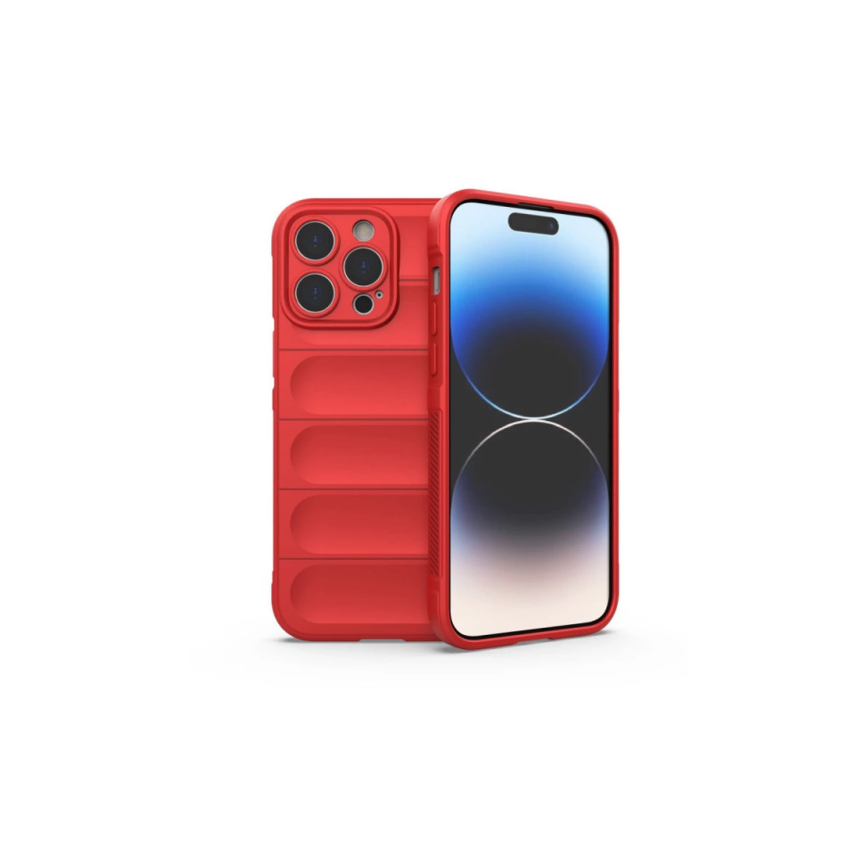 İphone 14 Pro Max Kılıf Optimum Silikon - Kırmızı