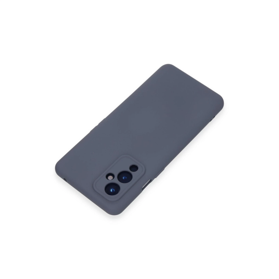 One Plus 9 Kılıf Nano İçi Kadife Silikon - Gri