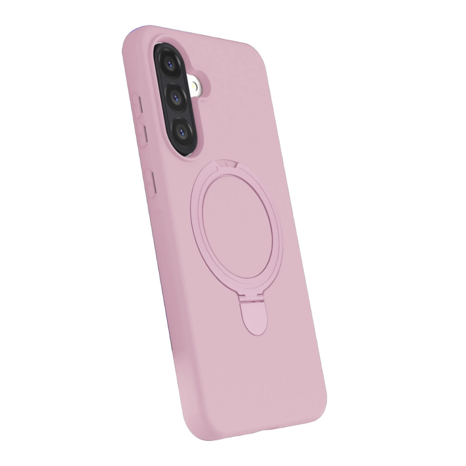 Samsung Galaxy A17 5g Regal Magsafe Standlı Kapak - Açık Pembe