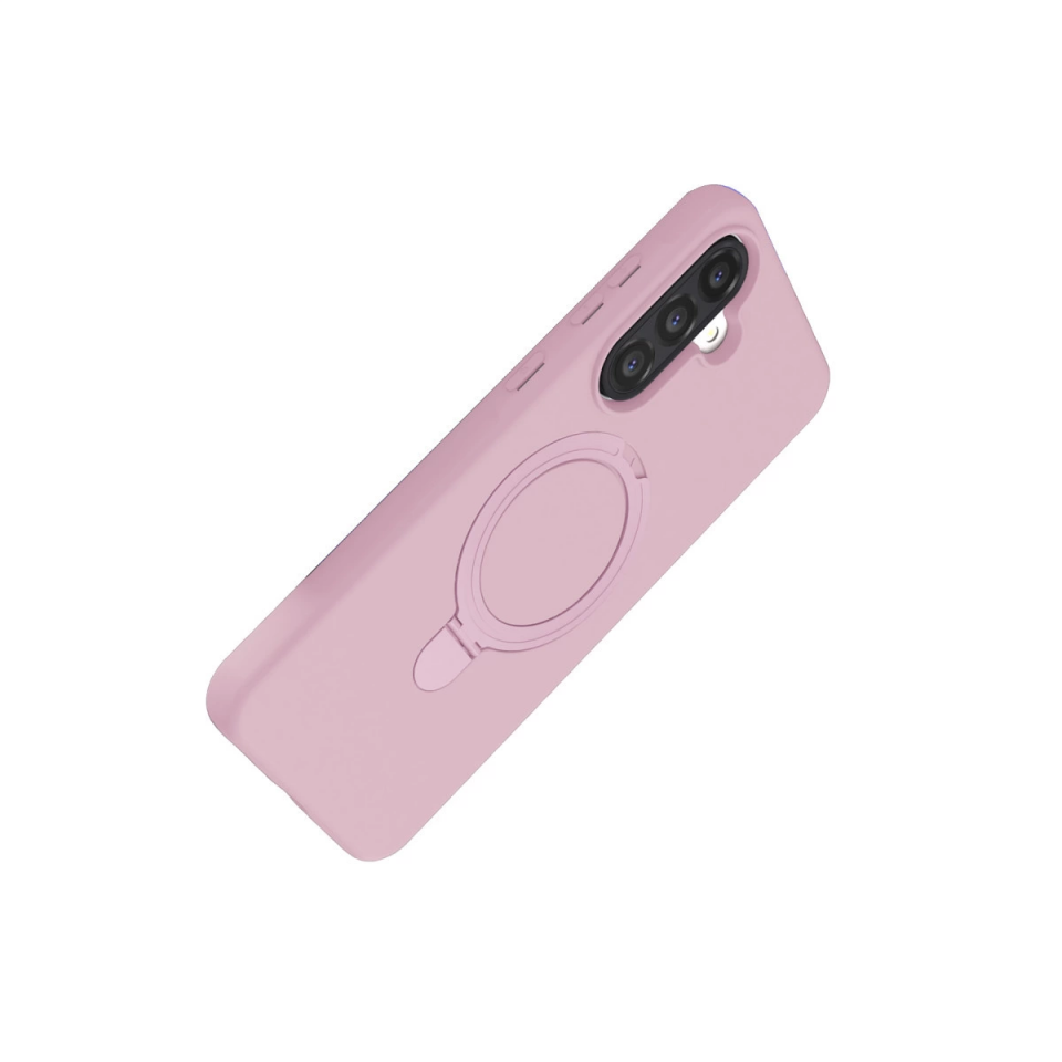 Samsung Galaxy A17 5g Regal Magsafe Standlı Kapak - Açık Pembe