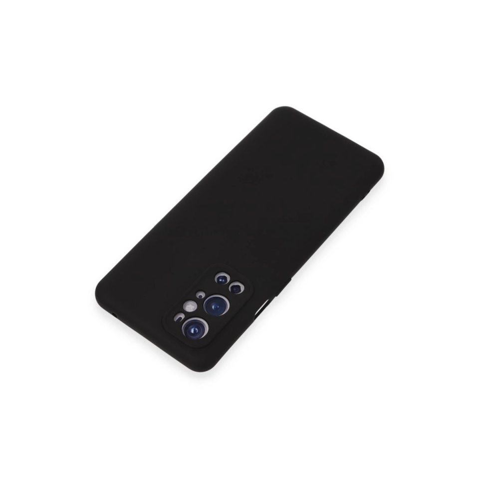 One Plus 9 Pro Kılıf Nano İçi Kadife Silikon - Siyah