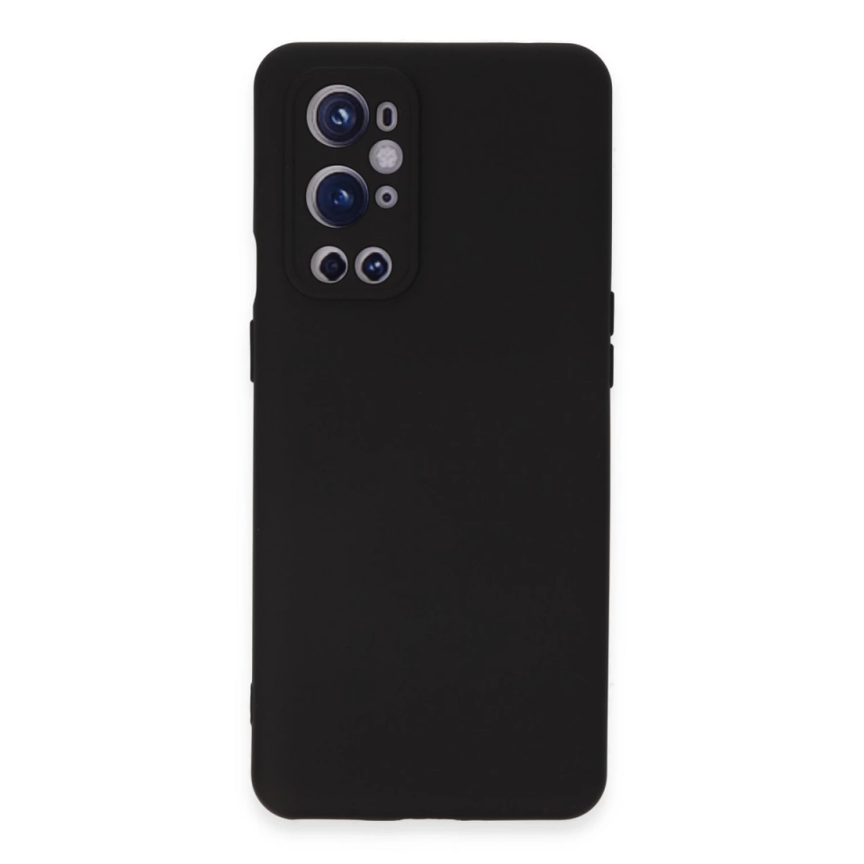 One Plus 9 Pro Kılıf Nano İçi Kadife Silikon - Siyah
