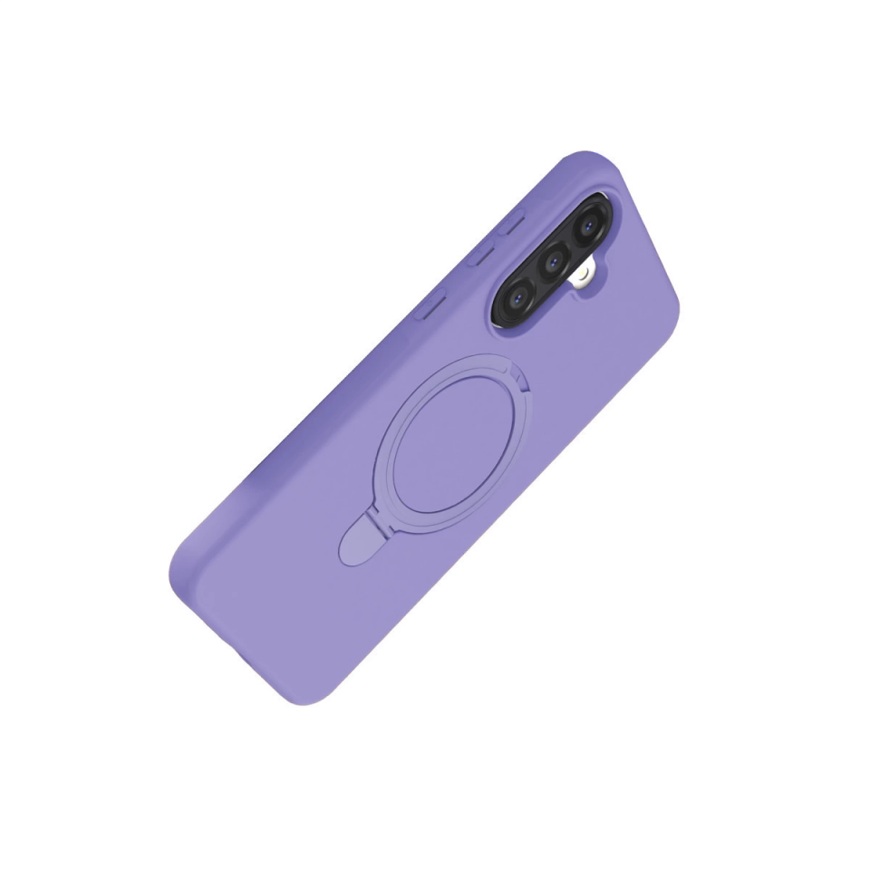 Samsung Galaxy A17 5g Regal Magsafe Standlı Kapak - Lila
