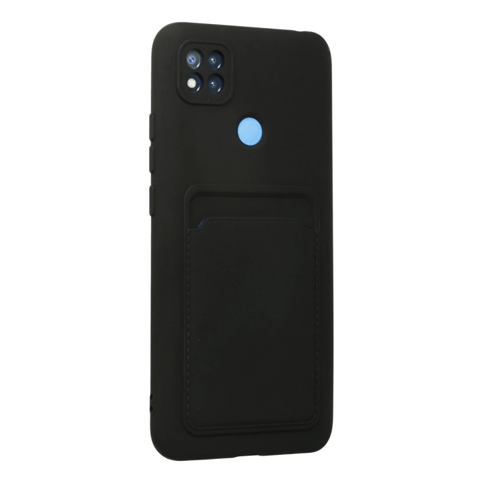 Xiaomi Redmi 9c Kılıf Kelvin Kartvizitli Silikon - Siyah