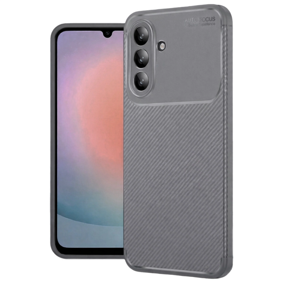 Samsung Galaxy A37 5g Auto Focus Karbon Kapak - Gri